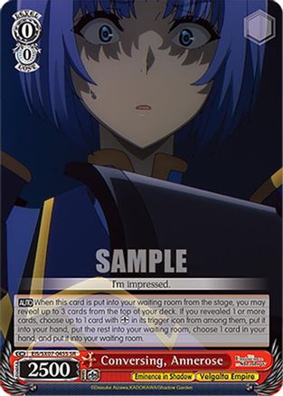 Image of Conversing, Annerose (SR) (EIS/SX07-045S) - The Eminence in Shadow