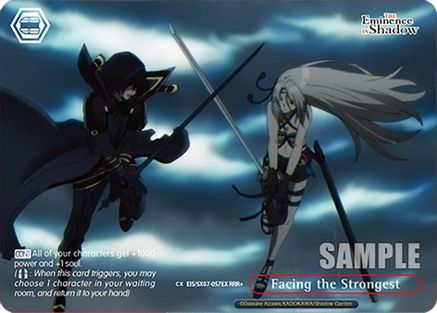 Image of Facing the Strongest (RRR+) (EIS/SX07-057EX) - The Eminence in Shadow