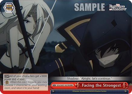 Image of Facing the Strongest (RRR) (EIS/SX07-057R) - The Eminence in Shadow