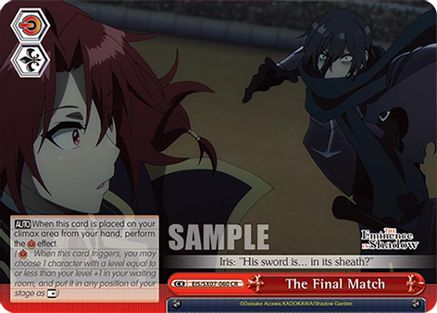Image of The Final Match (EIS/SX07-060) - The Eminence in Shadow