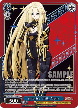 Image of Surprise Visit, Alpha (SEC+) (EIS/SX07-065EX+) - The Eminence in Shadow