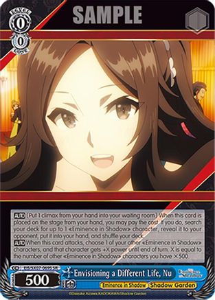 Image of Envisioning a Different Life, Nu (SR) (EIS/SX07-069S) - The Eminence in Shadow