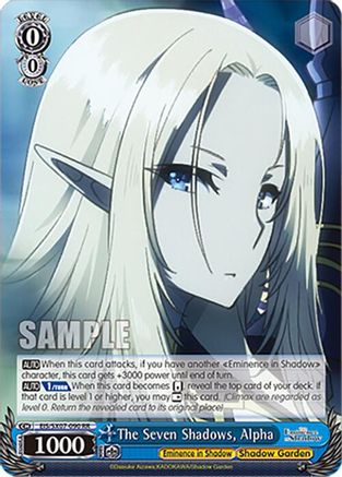 Image of The Seven Shadows, Alpha (EIS/SX07-090) - The Eminence in Shadow