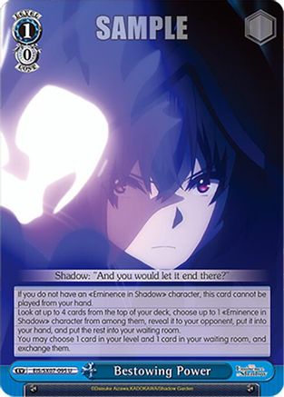 Image of Bestowing Power (EIS/SX07-095) - The Eminence in Shadow