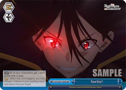 Image of Sortie! (RRR) (EIS/SX07-099R) - The Eminence in Shadow