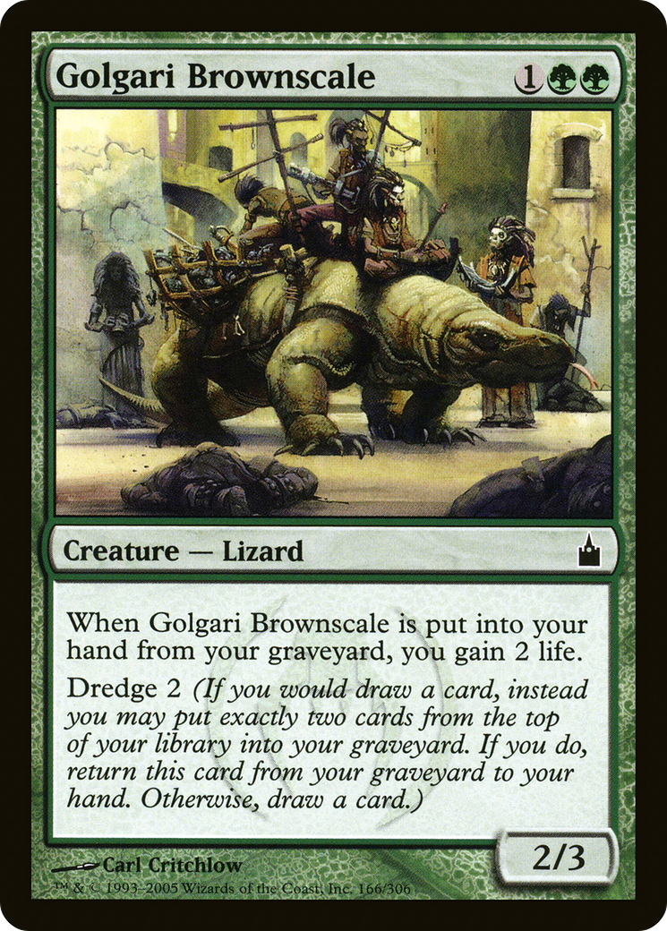 Image of Golgari Brownscale (RAV-166) - Ravnica: City of Guilds