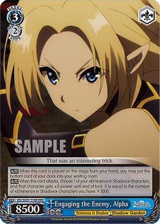 Image of Engaging the Enemy, Alpha (RRR) (EIS/SX07-T18R) - The Eminence in Shadow