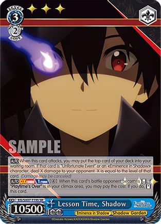Image of Lesson Time, Shadow (SR) (EIS/SX07-T19S) - The Eminence in Shadow