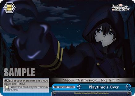 Image of Playtime's Over (EIS/SX07-T20) - The Eminence in Shadow