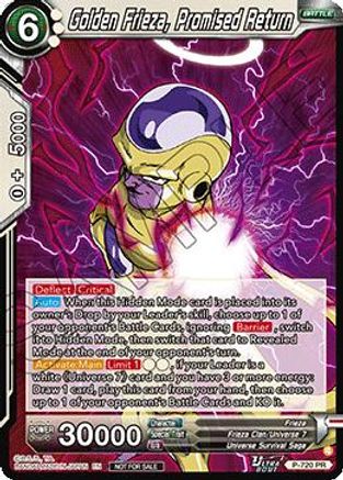 Image of Golden Frieza, Promised Return (Deluxe Pack 2026 Vol.1) (P-720) - Tournament Promotion Cards