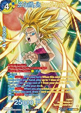 Image of SS Caulifla, Unstoppable Curiosity (Alternate Art) (Deluxe Pack 2026 Vol.1) (P-722) - Tournament Promotion Cards Foil