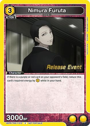 Image of Nimura Furuta (UEPR/TKG-1-012) - UE18BT Tokyo Ghoul Release Event Cards