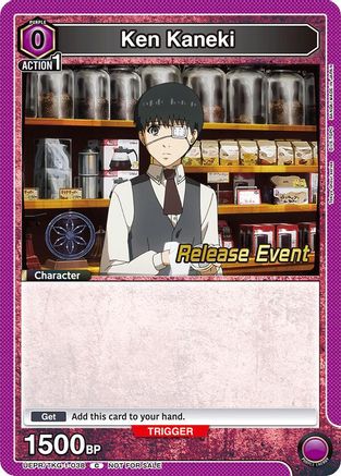 Image of Ken Kaneki (038) (UEPR/TKG-1-038) - UE18BT Tokyo Ghoul Release Event Cards