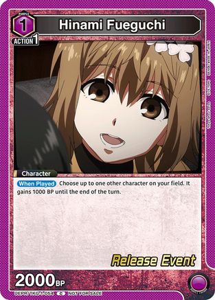Image of Hinami Fueguchi (054) (UEPR/TKG-1-054) - UE18BT Tokyo Ghoul Release Event Cards