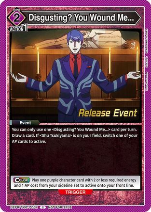 Image of Disgusting? You Wound Me... (UEPR/TKG-1-064) - UE18BT Tokyo Ghoul Release Event Cards