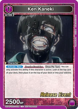 Image of Ken Kaneki (039) (UEPR/TKG-1-039) - UE18BT Tokyo Ghoul Release Event Cards