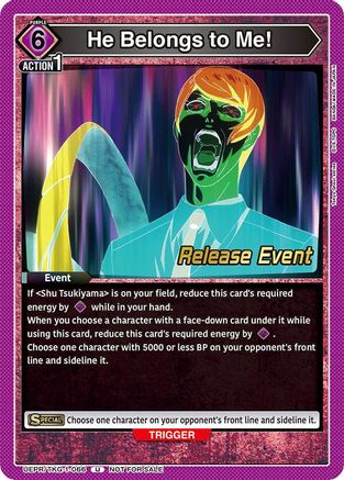 Image of He Belongs to Me! (UEPR/TKG-1-066) - UE18BT Tokyo Ghoul Release Event Cards