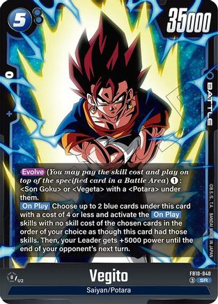 Image of Vegito - FB10-040 (FB10-040) - Cross Force Holofoil