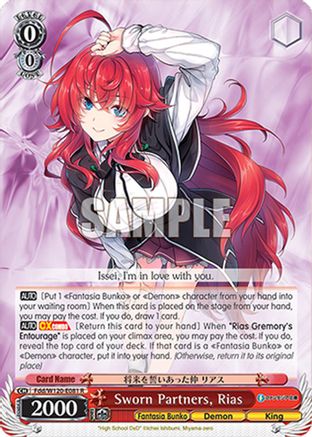 Image of Sworn Partners, Rias (Fdd/W120-E081 R) - Fujimi Fantasia Bunko Vol.2
