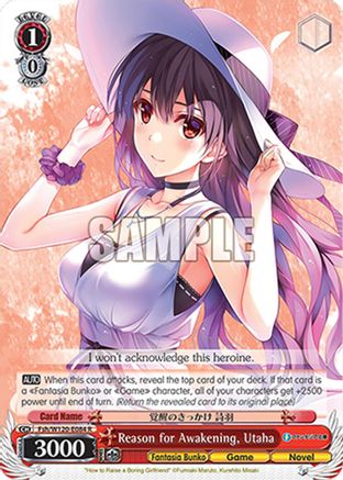 Image of Reason for Awakening, Utaha (Fsh/W120-E084 R) - Fujimi Fantasia Bunko Vol.2