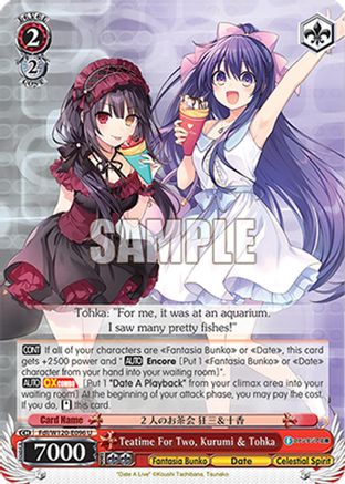 Image of Teatime For Two, Kurumi & Tohka (Fdl/W120-E096 U) - Fujimi Fantasia Bunko Vol.2