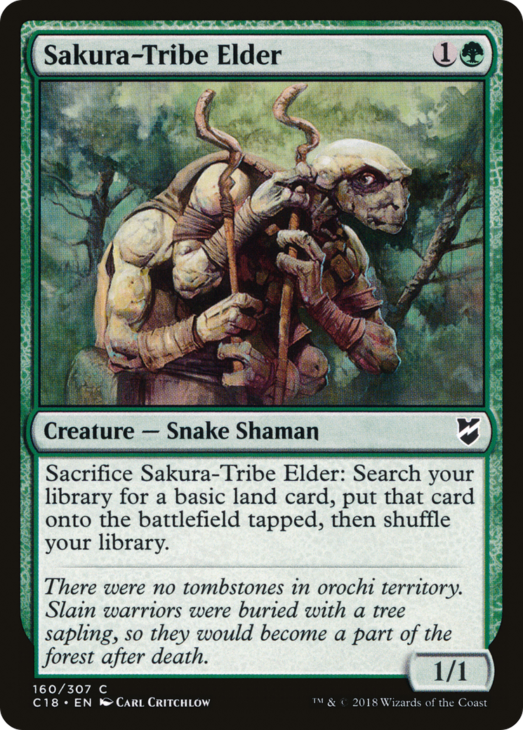 Image of Sakura-Tribe Elder (C18-160) - Commander 2018