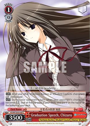 Image of Graduation Speech, Chizuru (Fsi/W120-E100 C) - Fujimi Fantasia Bunko Vol.2