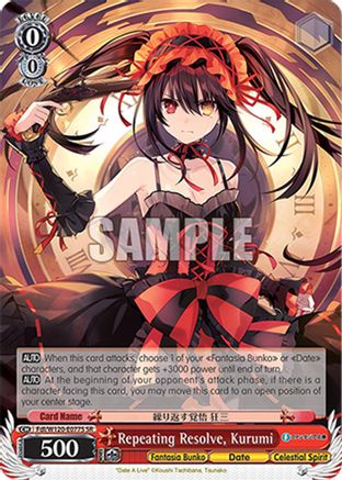 Image of Repeating Resolve, Kurumi (SR) (Fdl/W120-E077S SR) - Fujimi Fantasia Bunko Vol.2