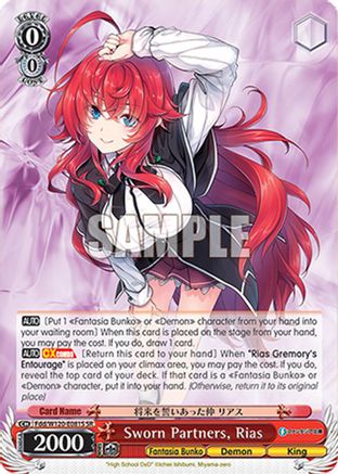 Image of Sworn Partners, Rias (SR) (Fdd/W120-E081S SR) - Fujimi Fantasia Bunko Vol.2