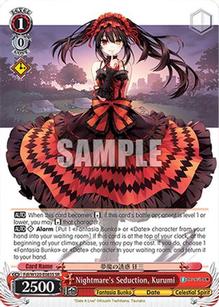 Image of Nightmare's Seduction, Kurumi (SR) (Fdl/W120-E083S SR) - Fujimi Fantasia Bunko Vol.2