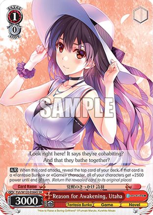 Image of Reason for Awakening, Utaha (SR) (Fsh/W120-E084S SR) - Fujimi Fantasia Bunko Vol.2