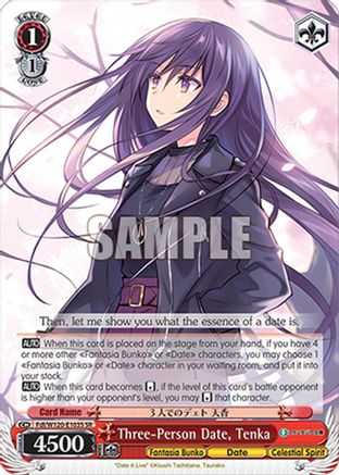 Image of Three-Person Date, Tenka (SR) (Fdl/W120-E103S SR) - Fujimi Fantasia Bunko Vol.2