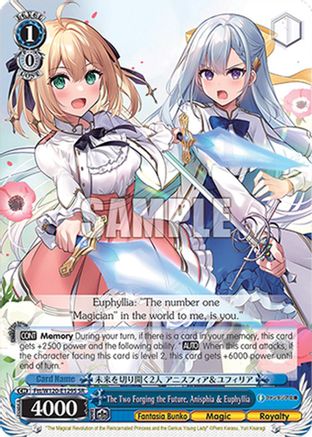 Image of The Two Forging the Future, Anisphia & Euphyllia (SR) (Ftt/W120-E129S SR) - Fujimi Fantasia Bunko Vol.2