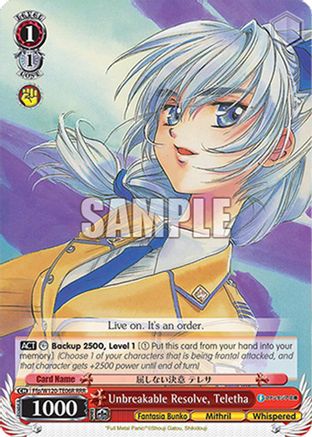 Image of Unbreakable Resolve, Teletha (Ffp/W120-TE06 TD) - Fujimi Fantasia Bunko Vol.2