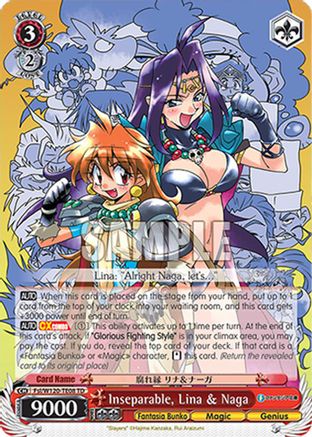 Image of Inseparable, Lina & Naga (RRR) (Fsl/W120-TE08R RRR) - Fujimi Fantasia Bunko Vol.2
