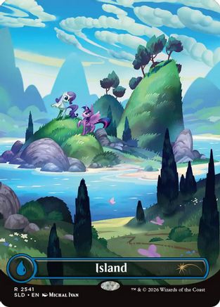 Image of Island (2541) (SLD-2541) - Secret Lair Drop Series Foil