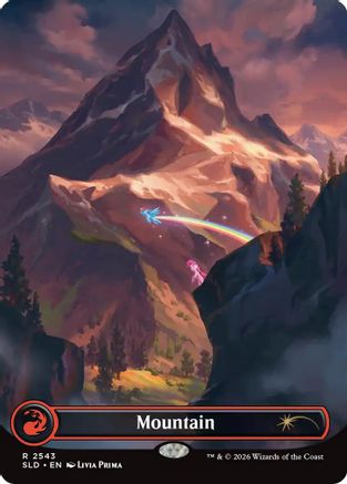 Image of Mountain (2543) (SLD-2543) - Secret Lair Drop Series Foil