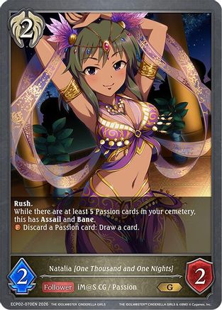 Image of Natalia [One Thousand and One Nights] (ECP02-070EN) - ECP02 THE IDOLMSTER CINDERELLA GIRLS