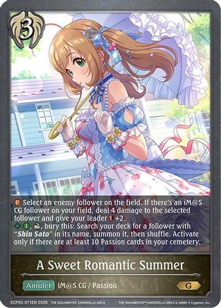 Image of A Sweet Romantic Summer (ECP02-071EN) - ECP02 THE IDOLMSTER CINDERELLA GIRLS