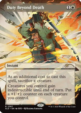 Image of Duty Beyond Death (SLD-2387) - Secret Lair Drop Series Foil