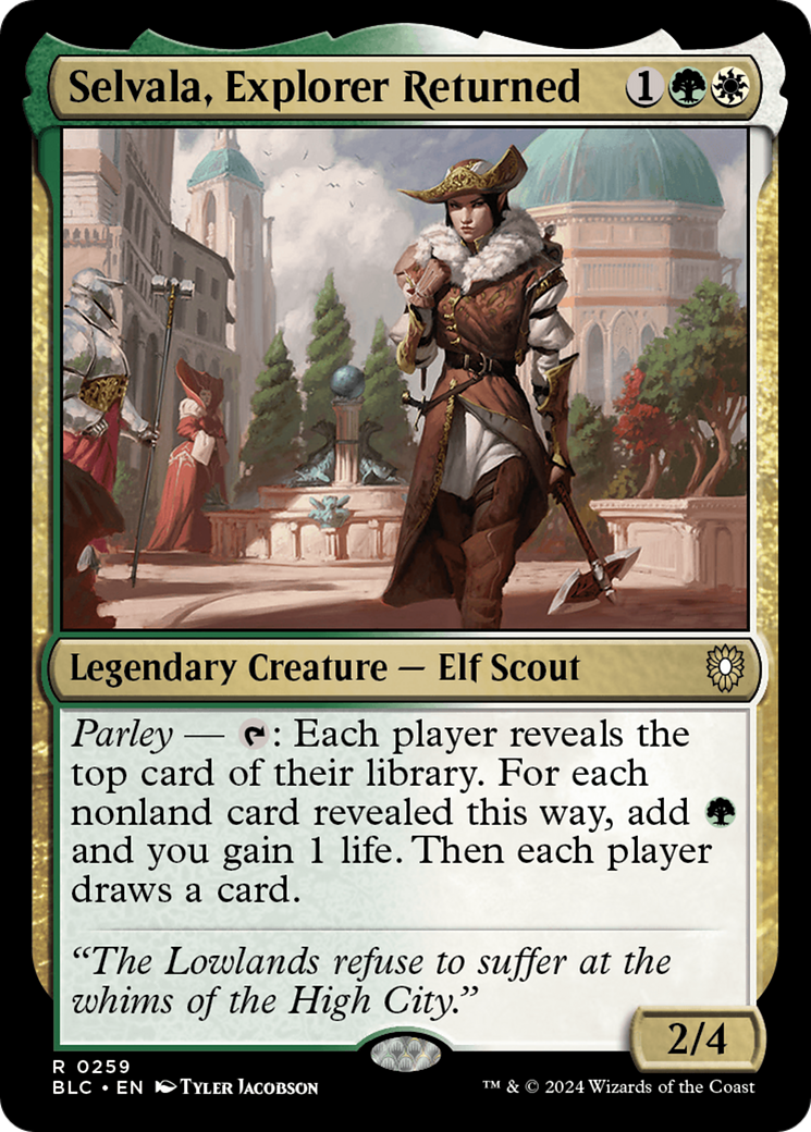 Image of Selvala, Explorer Returned (BLC-259) - Bloomburrow Commander