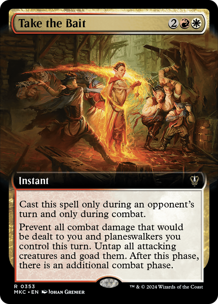 Image of Take the Bait (Extended Art) (MKC-353) - Murders at Karlov Manor Commander: (Extended Art)