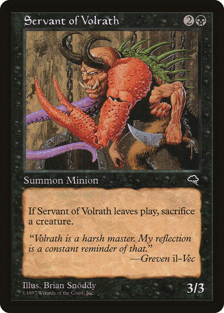 Image of Servant of Volrath (TMP-156) - Tempest