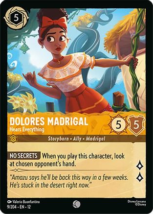 Image of Dolores Madrigal - Hears Everything (9/204) - Wilds Unknown