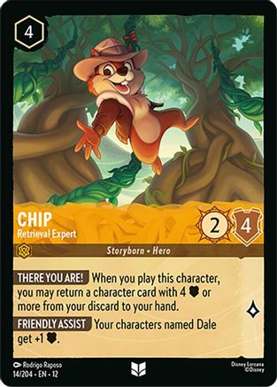 Image of Chip - Retrieval Expert (14/204) - Wilds Unknown Cold Foil
