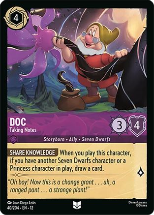Image of Doc - Taking Notes (40/204) - Wilds Unknown