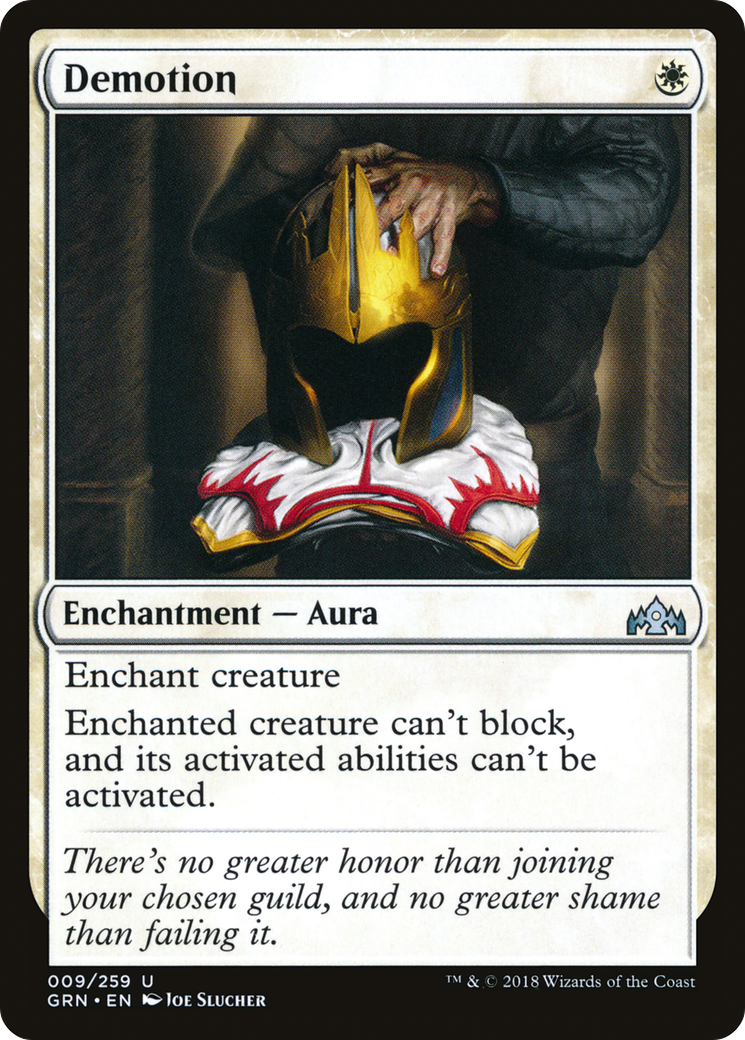 Image of Demotion (GRN-009) - Guilds of Ravnica Foil