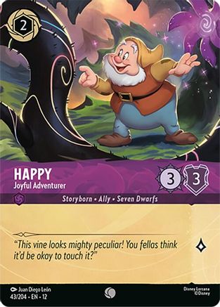 Image of Happy - Joyful Adventurer (Foil) (43/204) - Wilds Unknown Cold Foil