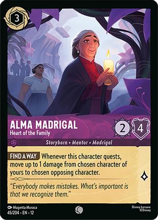Image of Alma Madrigal - Heart of the Family (45/204) - Wilds Unknown Cold Foil