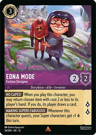 Image of Edna Mode - Fashion Designer (54/204) - Wilds Unknown